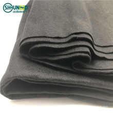 China wholesale high quality glass fiber 100% polyester needle punched black fleece non woven fabric for car furniture shoes